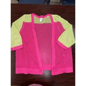 Cj Banks Open Front Cardigan Size 1X